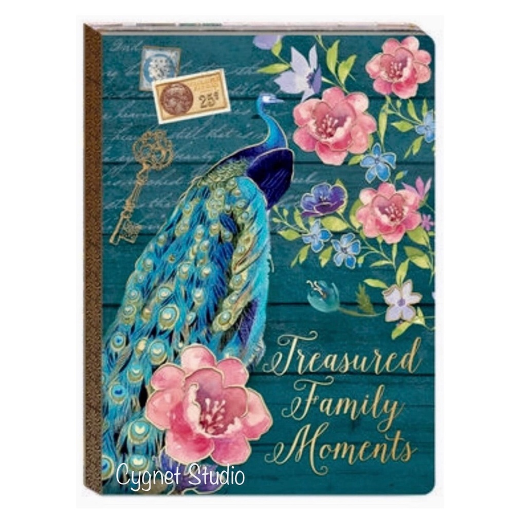 Treasured Family Moments Guided Journal - Peacock